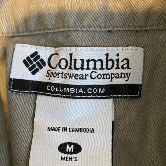 Columbia button up plaid shirt sz: medium - Picture 3 of 4